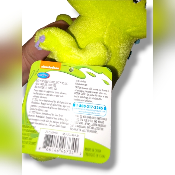 Nickelodeon Rugrats Reptar Plush - Picture 10 of 10